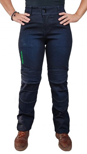 Jeans Moto Ride – Mujer Azul Oscuro