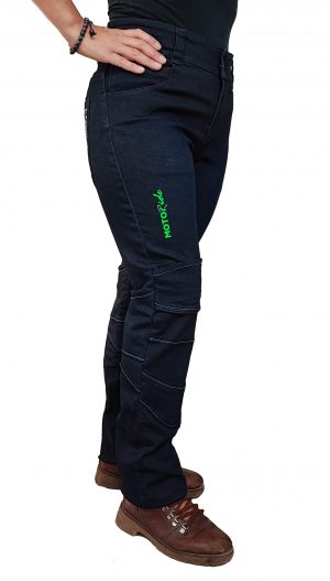 Jeans Moto Ride – Mujer Azul Oscuro