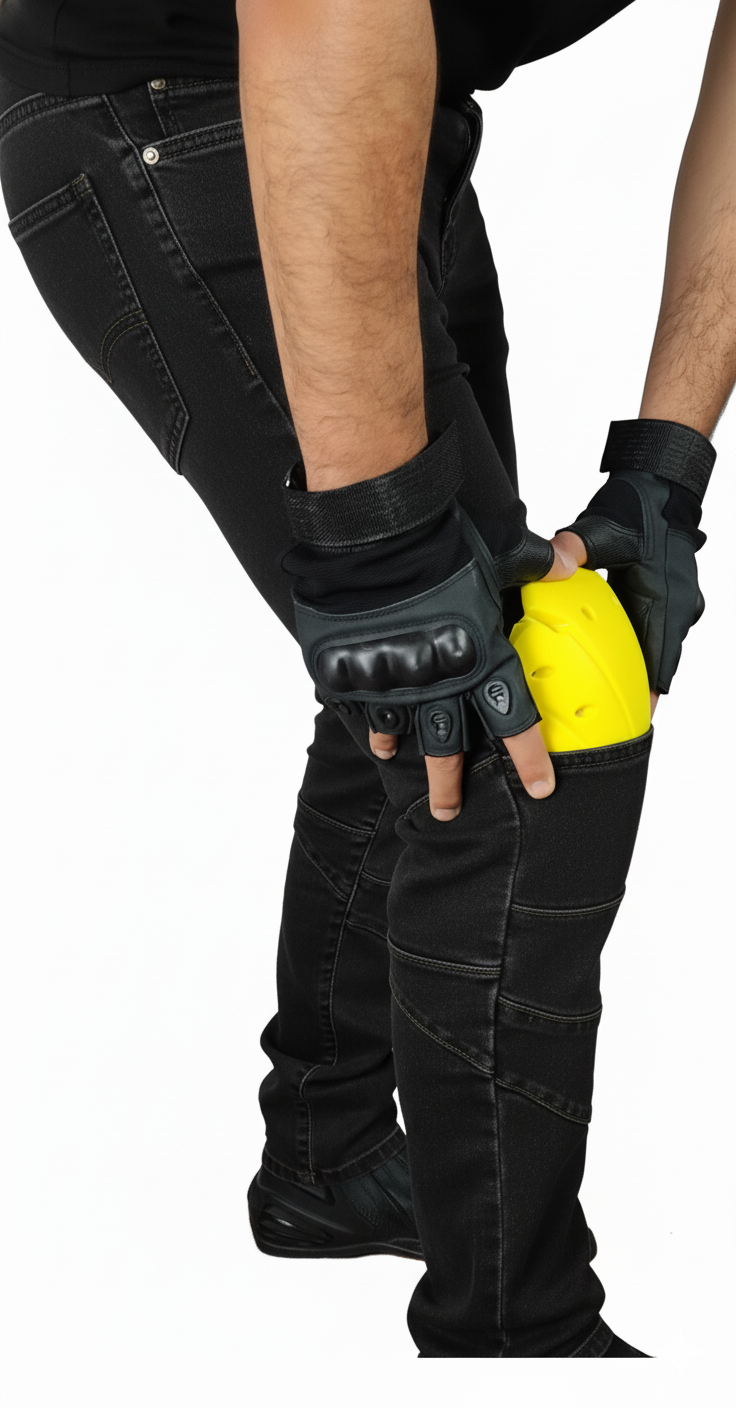 Jeans Ride Safety Wind - Mujer Negro - Imagen 4