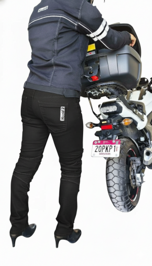Jeans Ride Safety Wind – Mujer Negro