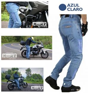 Jeans Ride Safety Wind – Hombre Azul claro