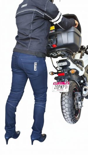 Jeans Ride Safety Wind – Mujer Azul oscuro